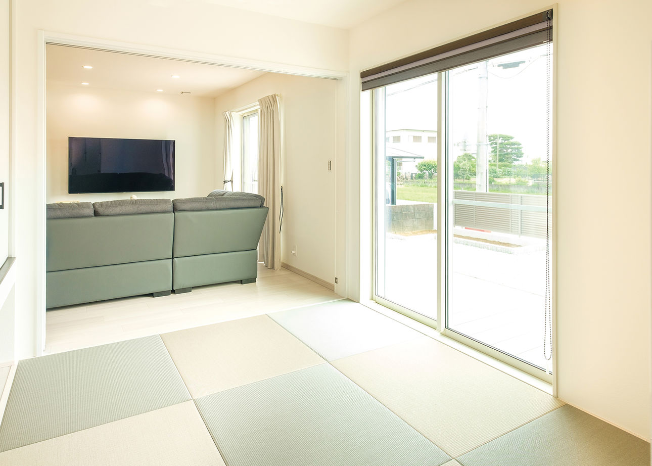 ユニバーサルホーム 【2500～2999万円／収納充実／家事動線】行き止まりのない間取り。ワンフロアでも過ごせる快適ライフの建築実例画像8