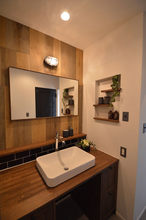 ユニバーサルホーム 【ブルックリンスタイル／吹き抜け／パティオ】暮らしの中心にパティオのあるブルックリンスタイルの家の建築実例画像7