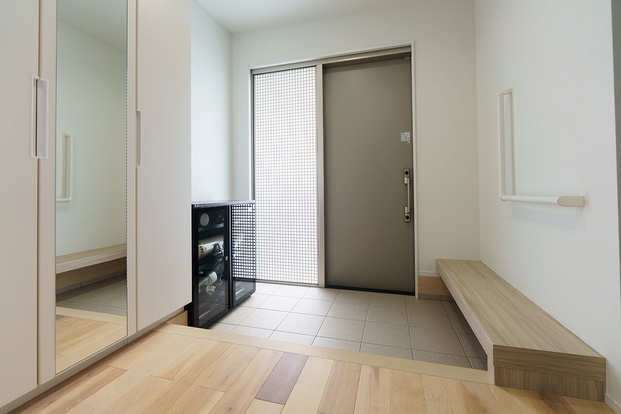 ユニバーサルホーム 【平屋／家事動線／趣味／間取図】天体観測やオーディオなど趣味をとことん楽しむ、終の棲家としての平屋の建築実例画像9