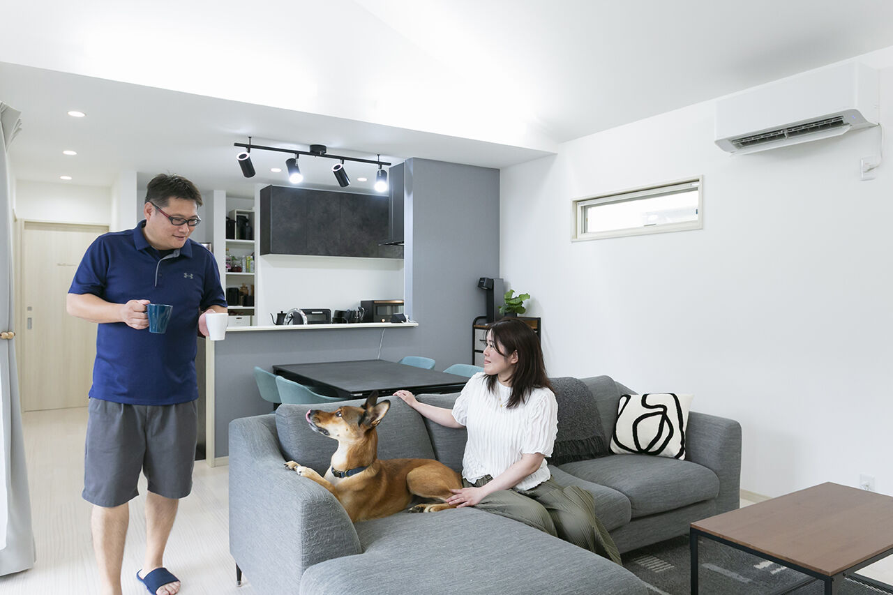 ユニバーサルホーム 【平屋／間取図】冬でも半袖・半ズボン。床下がなく水害時に強さを発揮。一年を通して快適・安心な住まいの建築実例画像4