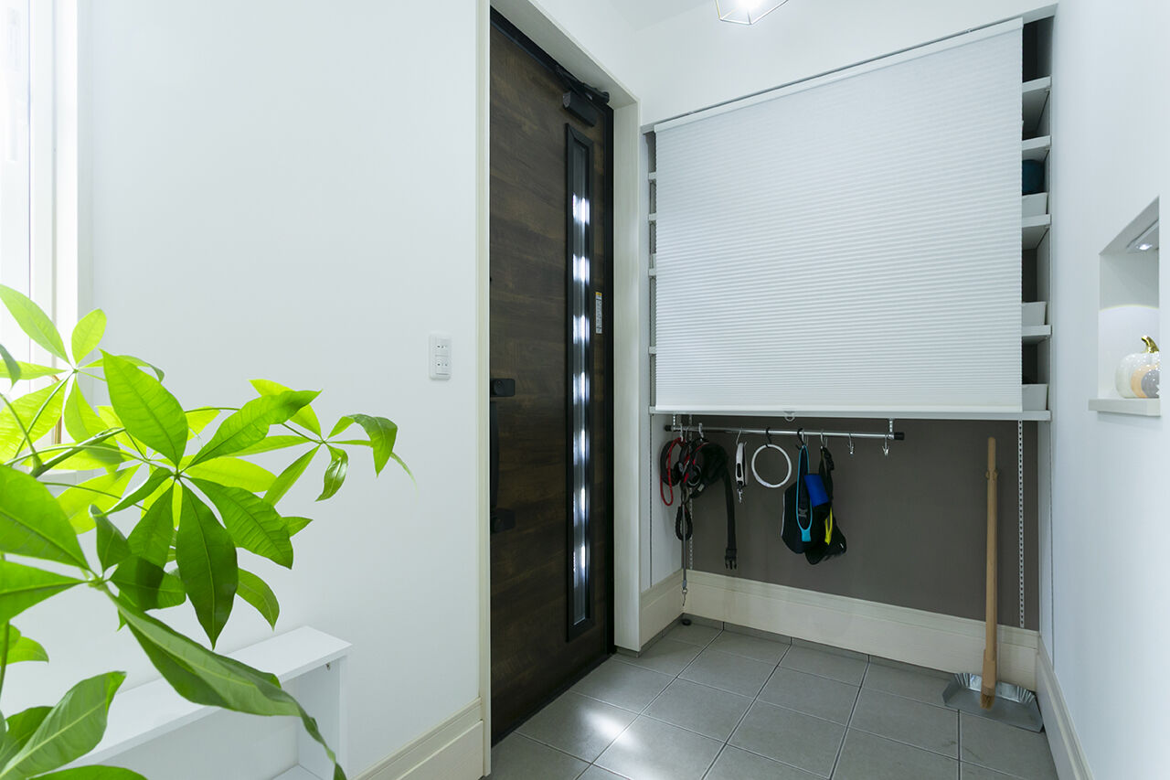 ユニバーサルホーム 【平屋／間取図】冬でも半袖・半ズボン。床下がなく水害時に強さを発揮。一年を通して快適・安心な住まいの建築実例画像9