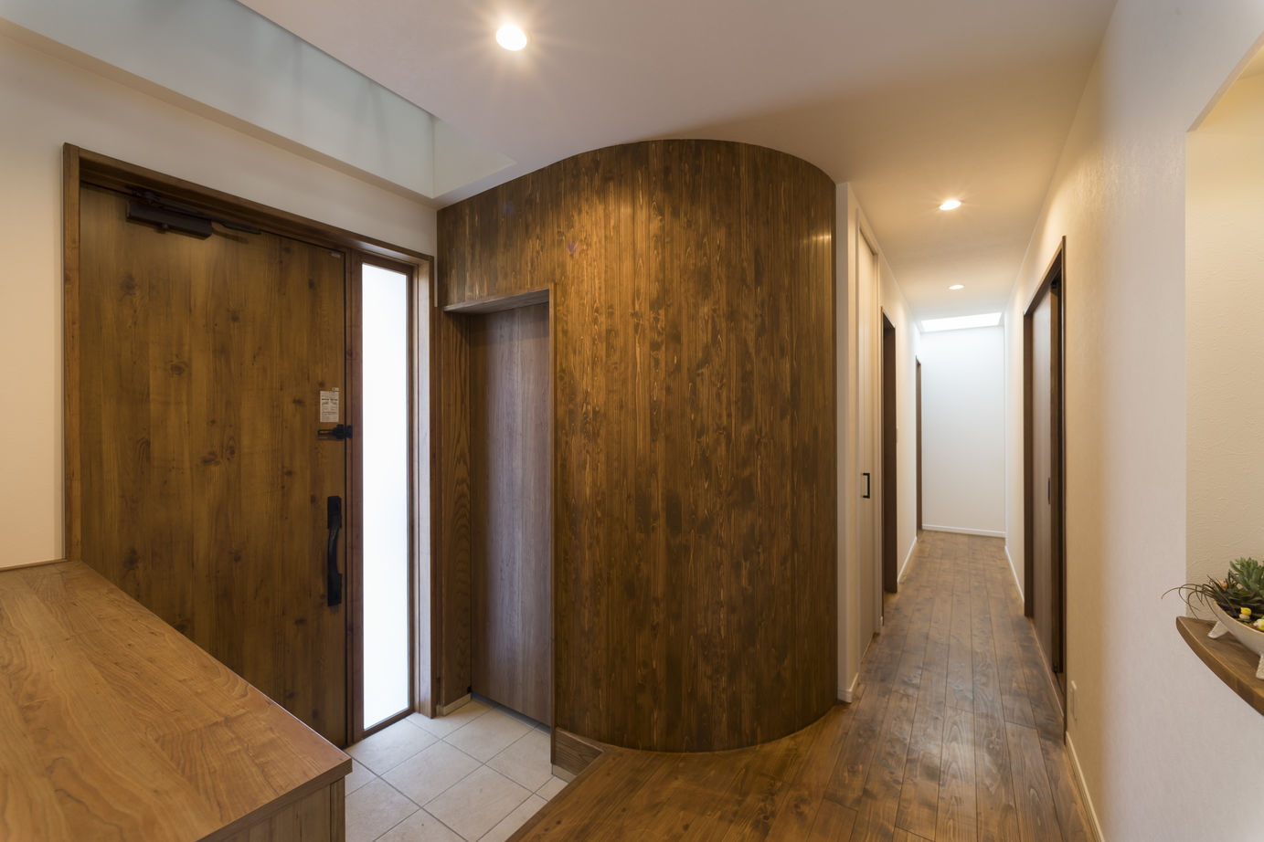 さんわの家 【広島県尾道市/2000万円台/平屋/4人家族】広々ウッドデッキや天窓がある開放的で明るい家の建築実例画像5