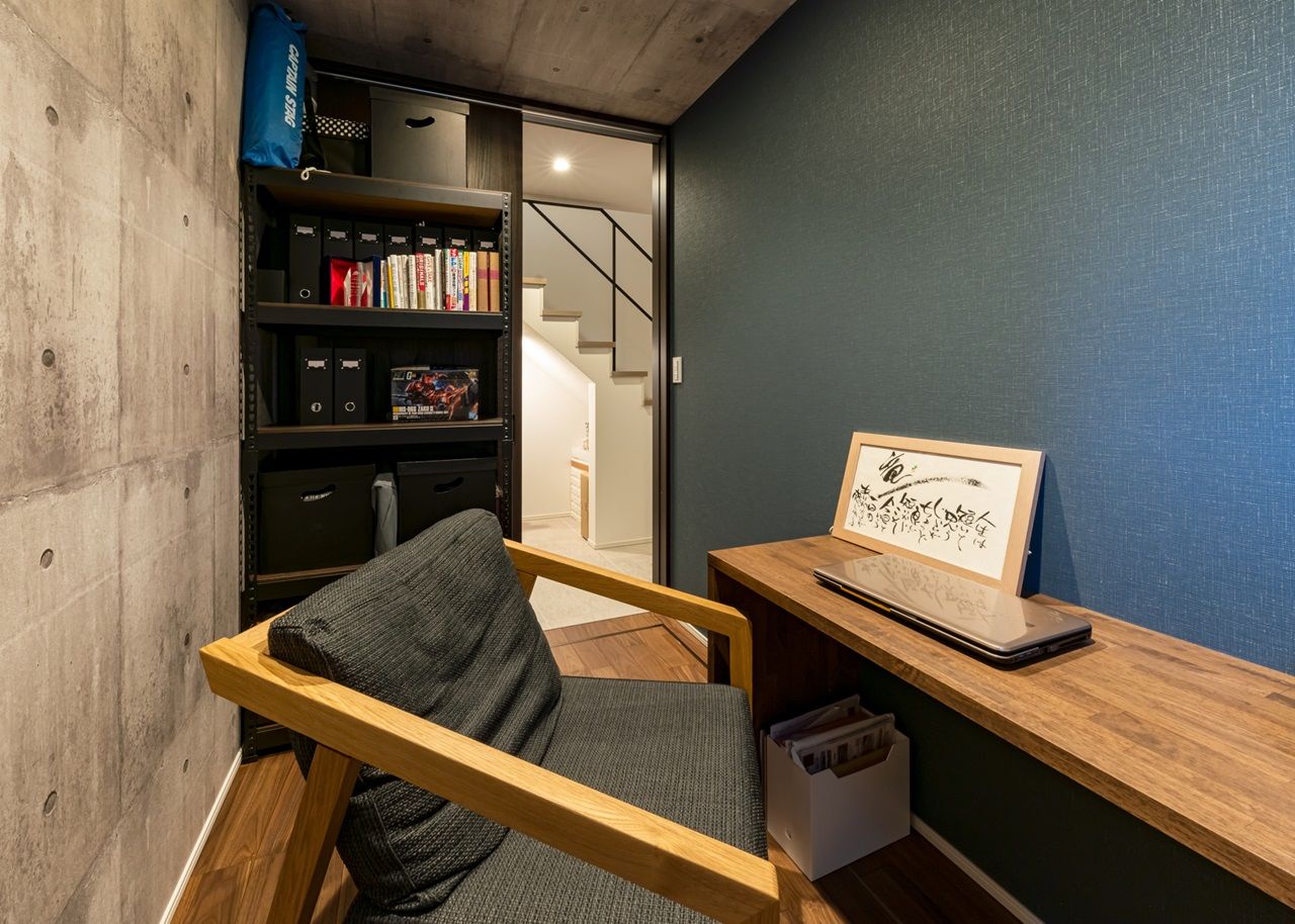 KAZA DESIGN（三晃不動産） 【名古屋市/太陽光発電】リビングがまるで映画館！本格的なホームシアターがある和室リビングの家の建築実例画像8