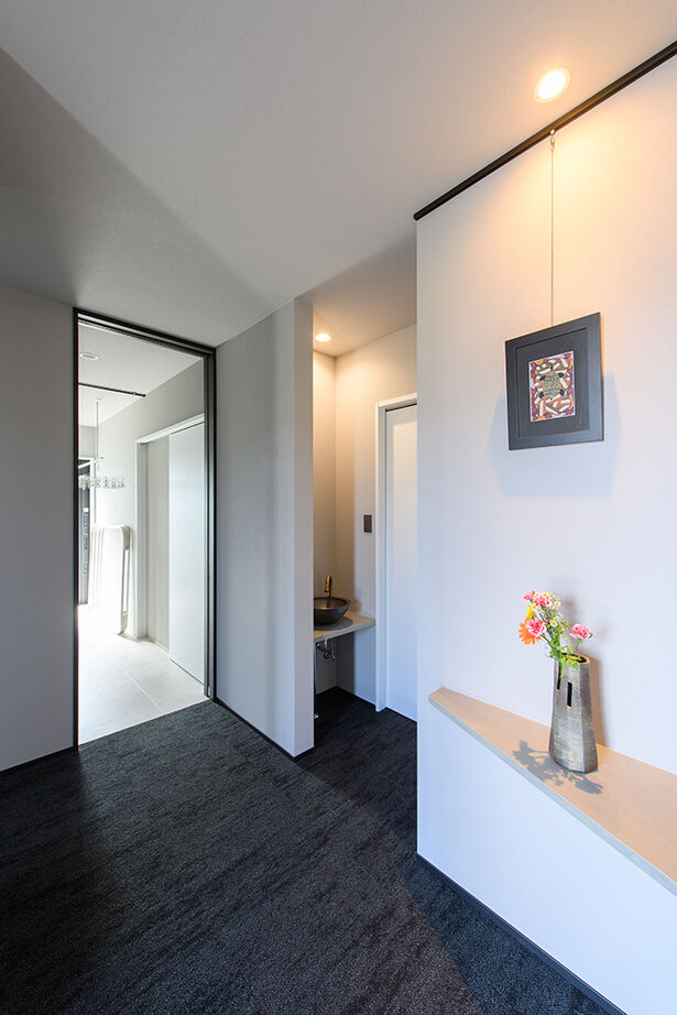 永和住宅 【3000万円台×テラス】連続した大開口窓から田園風景を取り込む、温泉旅館のような住まいの建築実例画像18