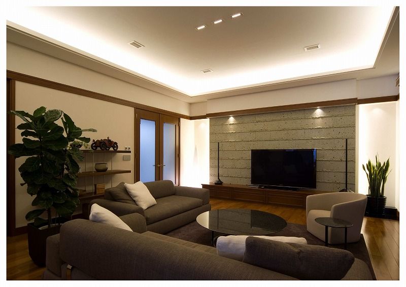 兼六土地建物 【練馬区/リゾート風/ガレージ付】珪藻土や漆喰など、自然素材で仕上げた和モダンで味わい深い平屋の住まいの建築実例画像3