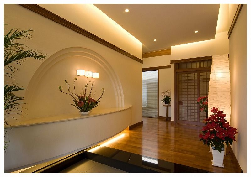 兼六土地建物 【練馬区/リゾート風/ガレージ付】珪藻土や漆喰など、自然素材で仕上げた和モダンで味わい深い平屋の住まいの建築実例画像5