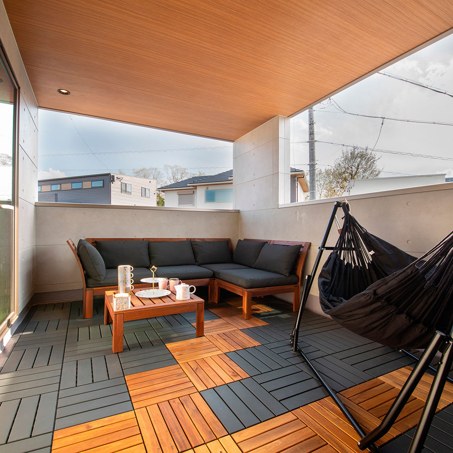 ワンダーホーム 【2000万円台｜間取り図】中庭や屋上よりも便利！？オープンカフェ気分が楽しめるバルコニーのある家の建築実例画像2