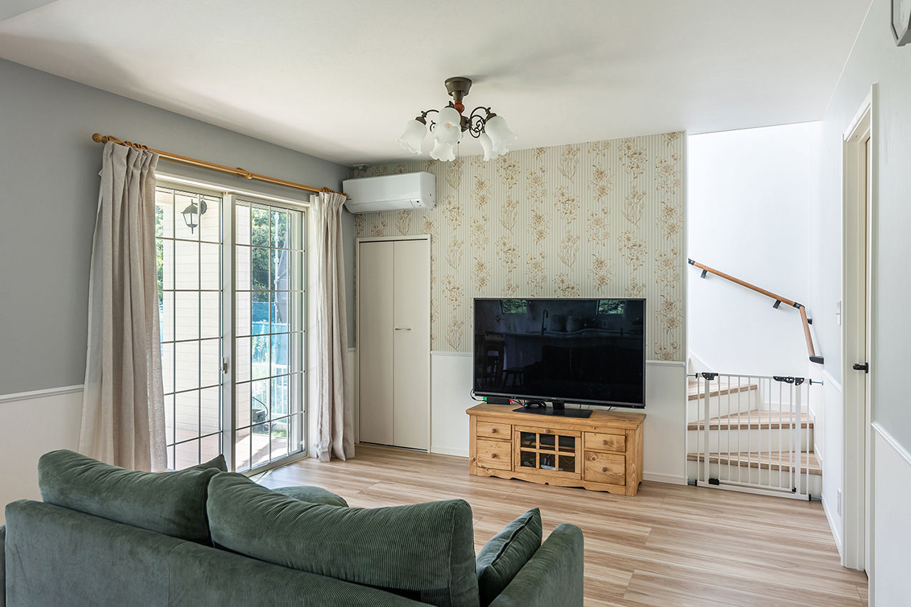 ワンダーホーム 【2000万円台｜間取り図｜30坪台】アメリカン×フレンチスタイル。三角屋根とグリーンの窓枠がおしゃれな家の建築実例画像9