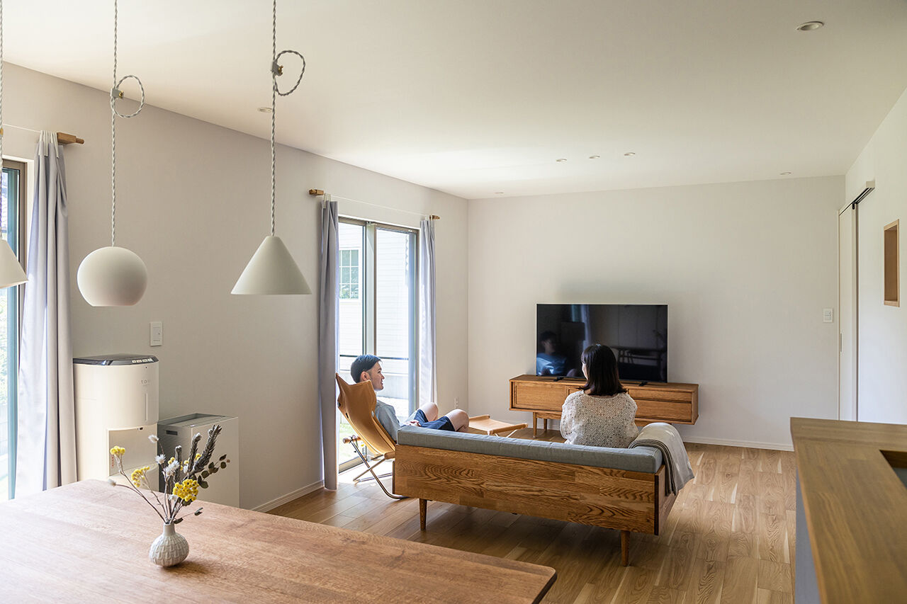 ワンダーホーム 【30坪台／収納充実／ランドリールーム／土間】“ガビオン”のある家。広めの土間収納の使い勝手がいい！の建築実例画像4