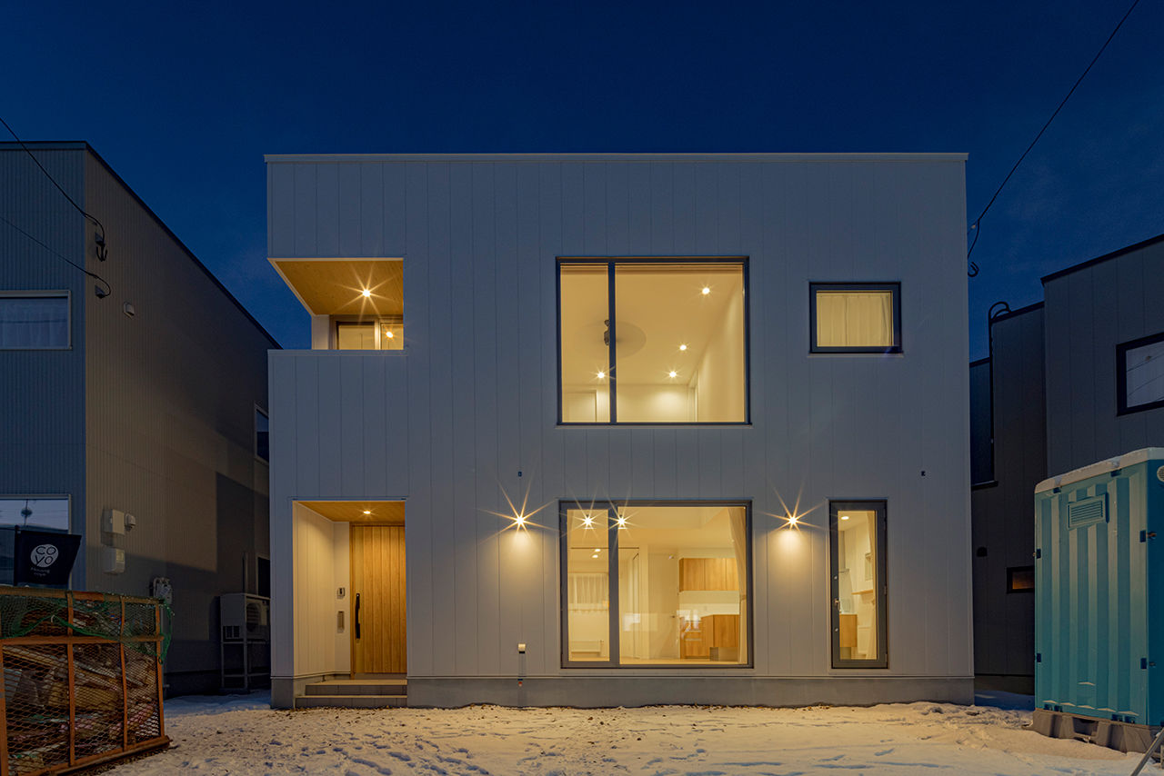 ハウジング光陽 【2500万円台／3LDK／間取図あり】家の中に空を取り込んだ自然と一体になれる住まいの建築実例画像