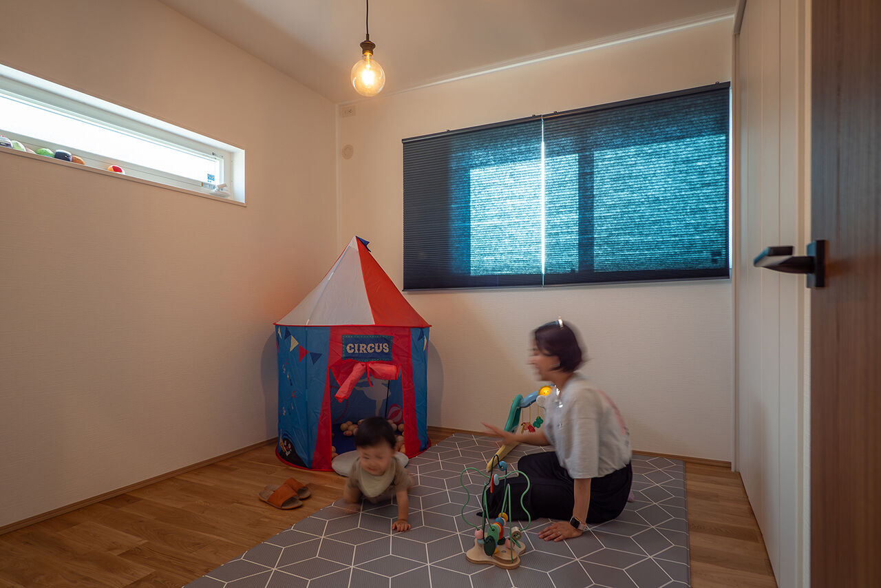 無垢スタイル建築設計 【2700万円／平屋／収納充実／間取図】家族とともに成長する美しい自然素材で満たされた平屋の建築実例画像6