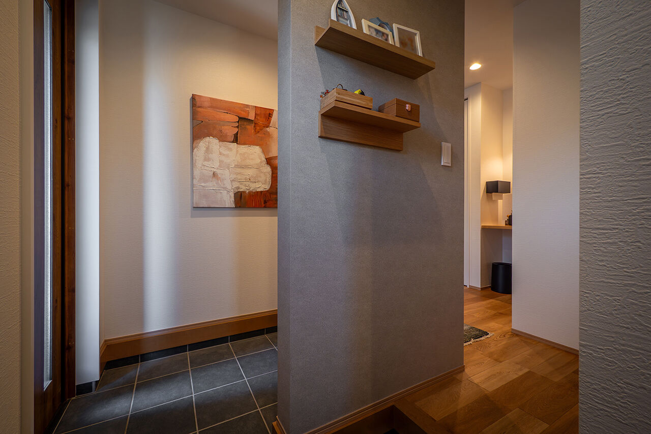 無垢スタイル建築設計 【2700万円／平屋／収納充実／間取図】家族とともに成長する美しい自然素材で満たされた平屋の建築実例画像9