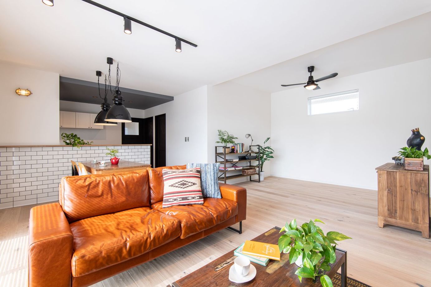 無垢スタイル建築設計 【20坪台/ナチュラル】ダークカラーのシンプルな外観　モルタルなどふんだんに使用した高性能デザイン平屋の建築実例画像2