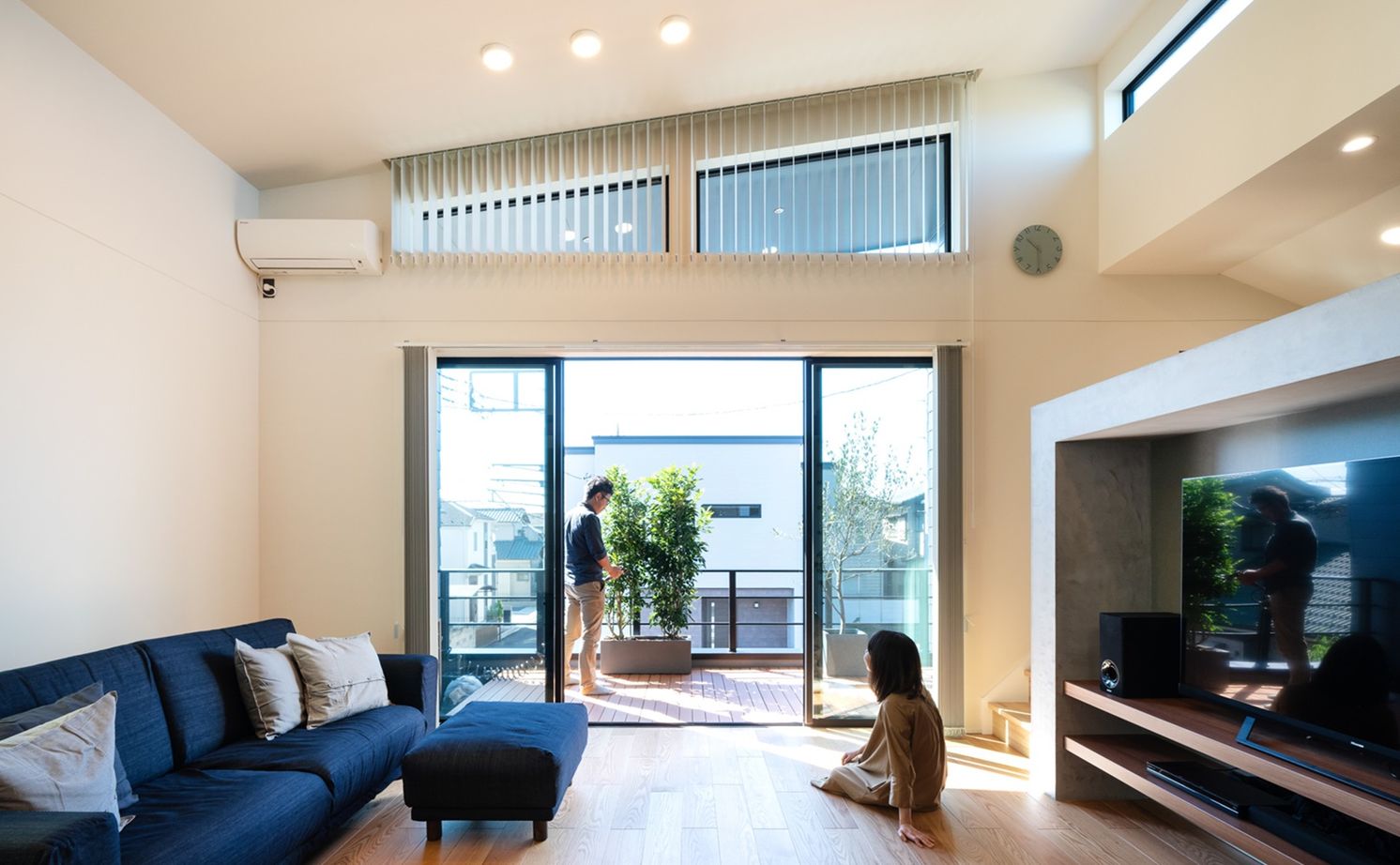 秋田建設工業 【四街道市/2700万円/40坪/間取】限られた敷地のなかで空間を縦に有効活用！ロフト付き2階リビングの住まいの建築実例画像4