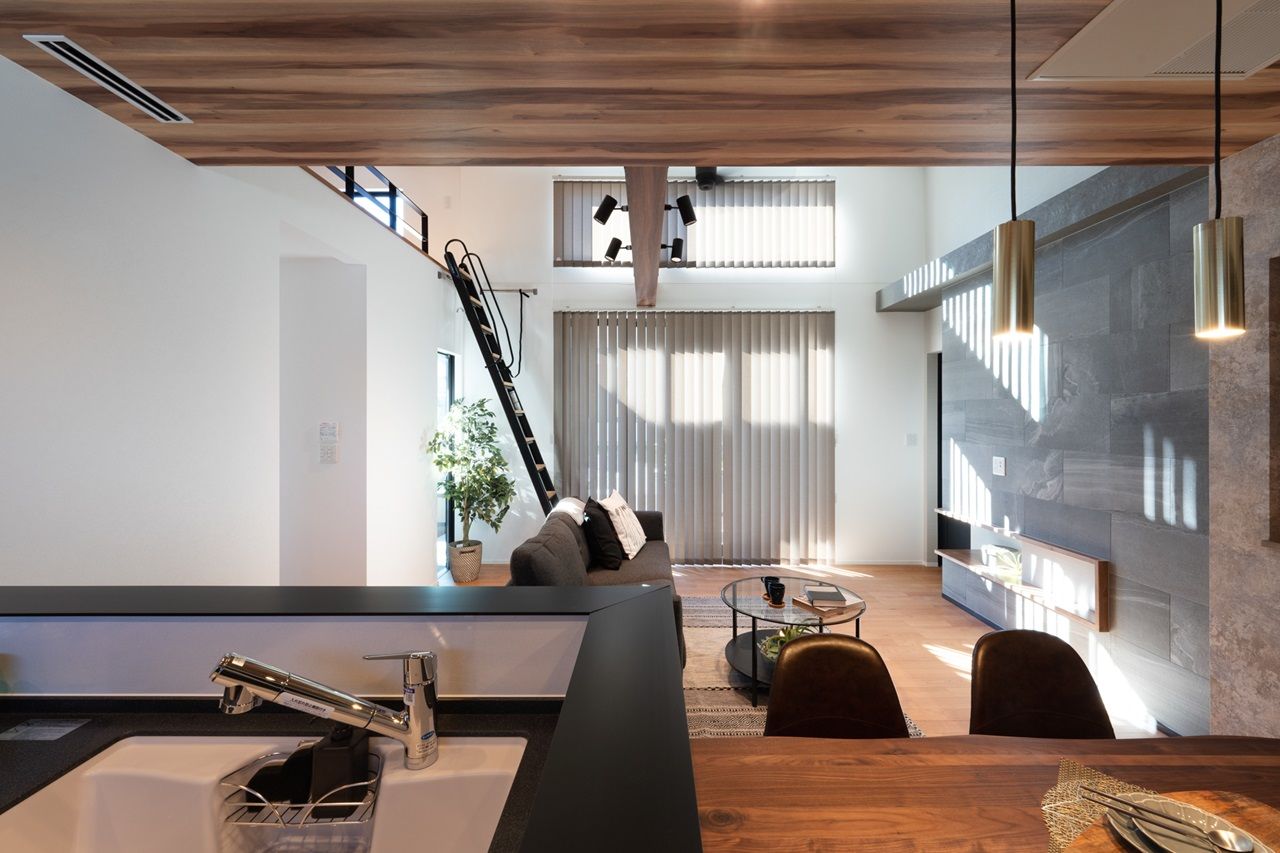 秋田建設工業 【四街道市/2000万円台/20坪台/間取り/全館空調】プライバシー性を高める中庭テラスがある平屋の住まいの建築実例画像5