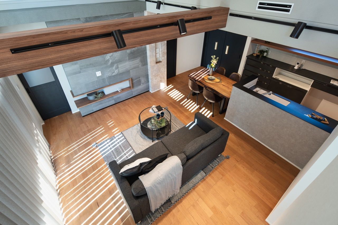 秋田建設工業 【四街道市/2000万円台/20坪台/間取り/全館空調】プライバシー性を高める中庭テラスがある平屋の住まいの建築実例画像8