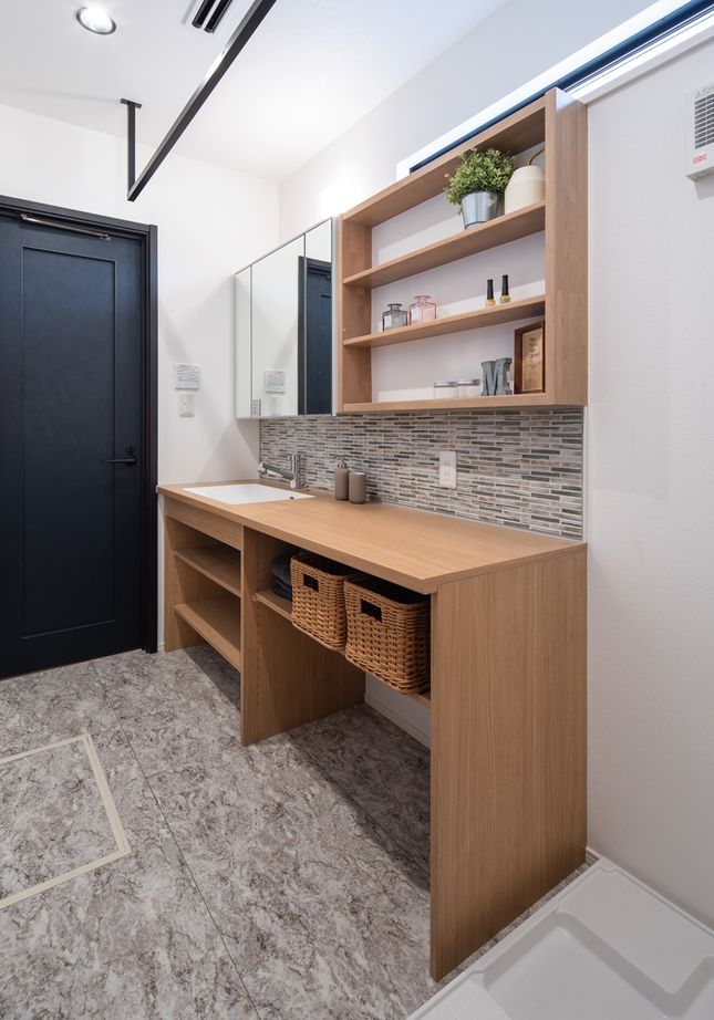 秋田建設工業 【四街道市/2000万円台/20坪台/間取り/全館空調】プライバシー性を高める中庭テラスがある平屋の住まいの建築実例画像9