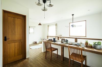 ナチュリエ新潟/エクセレントホーム 木のぬくもりとあたたかさが心地良い。大好きなインテリアや手作りの雑貨が似合うアンティークな住まいの建築実例画像7