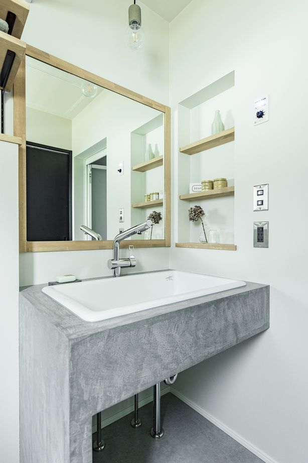 ナチュリエ新潟/エクセレントホーム 魅せるアウトドアギアと隠す生活感をしっかり分ける、明るくスタイリッシュな家の建築実例画像6