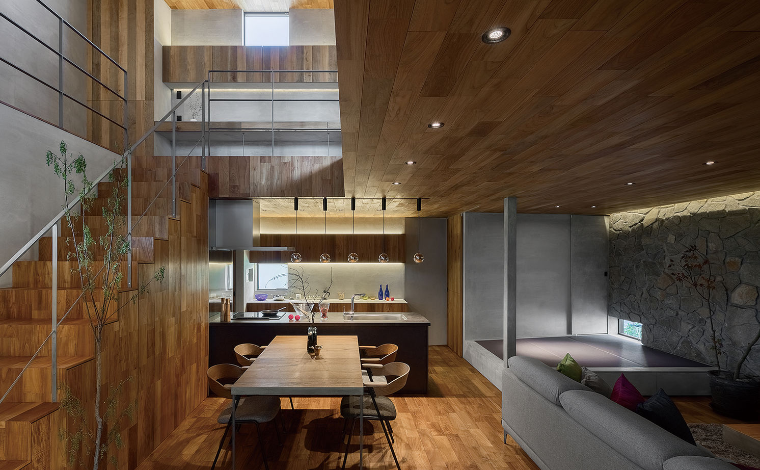 ＳＵＤＯホーム　須藤建設 【3000万円台/中庭/アウトドアリビング】細長い敷地を活かした心地よい『間』のスペースが暮らしを豊かにの建築実例画像6