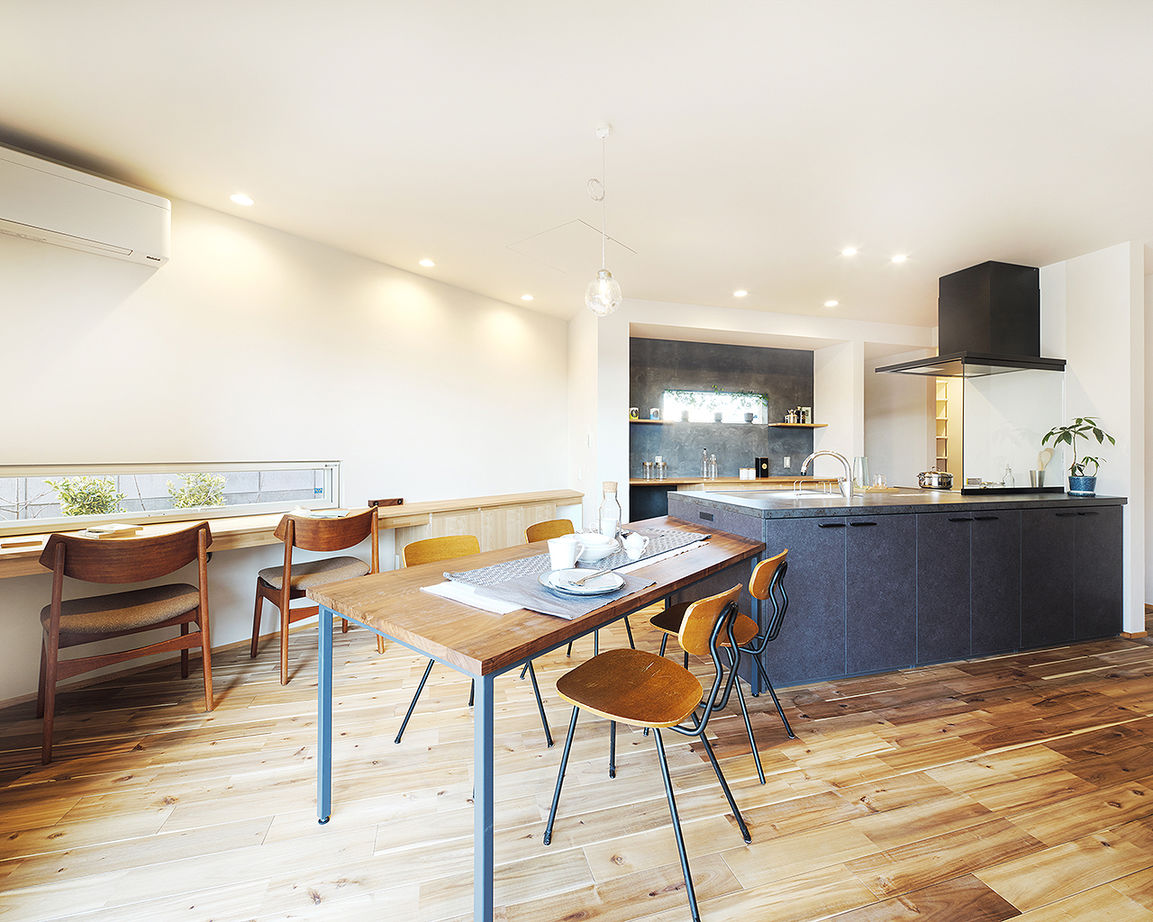 ＳＵＤＯホーム　須藤建設 【2000万円台前半｜41.6坪｜変形地】敷地の形を生かした斜めのLDKでのびやかな空間に ※間取り有※の建築実例画像7