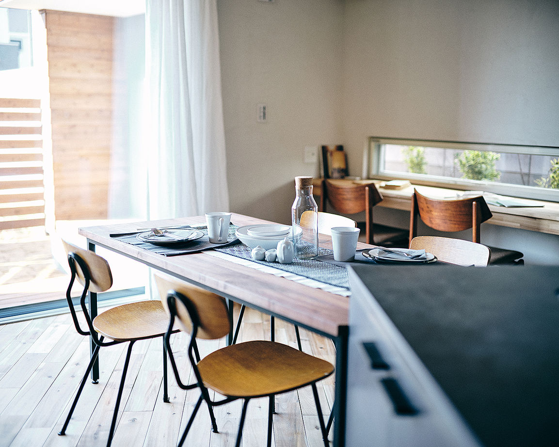 ＳＵＤＯホーム　須藤建設 【2000万円台前半｜41.6坪｜変形地】敷地の形を生かした斜めのLDKでのびやかな空間に ※間取り有※の建築実例画像9