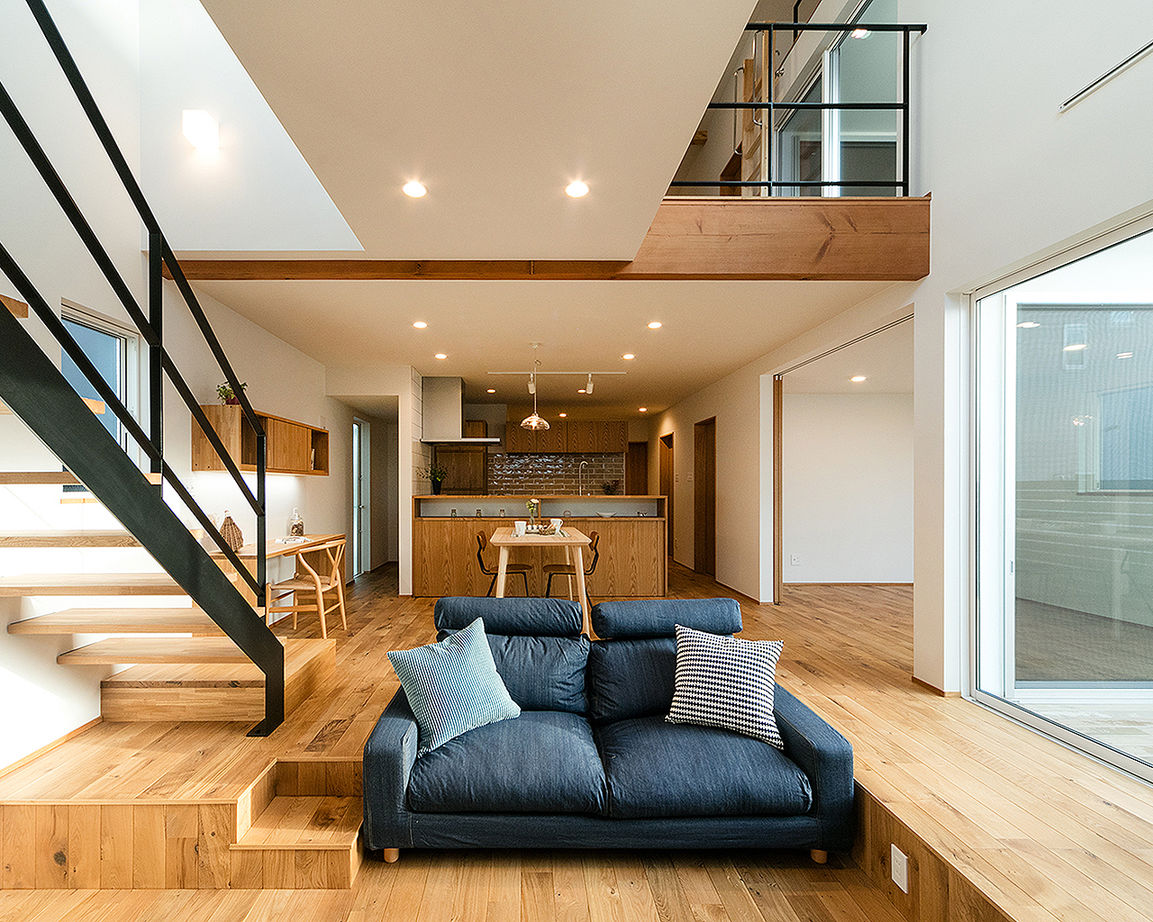 ＳＵＤＯホーム　須藤建設 【2000万円台前半｜42.2坪｜アウトドアリビング】忙しくてもすっきり片付く、子育て世代の家 ※間取り有※の建築実例画像