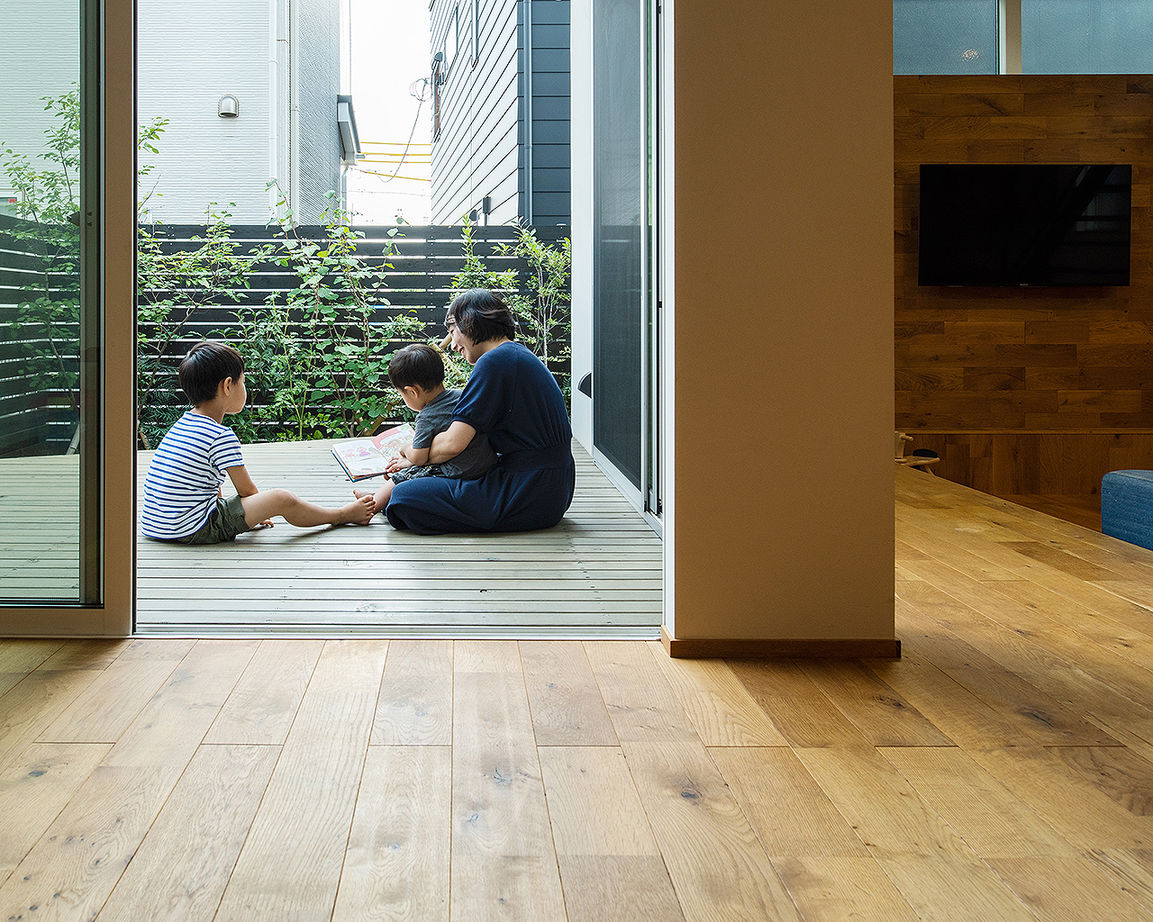 ＳＵＤＯホーム　須藤建設 【2000万円台前半｜42.2坪｜アウトドアリビング】忙しくてもすっきり片付く、子育て世代の家 ※間取り有※の建築実例画像4