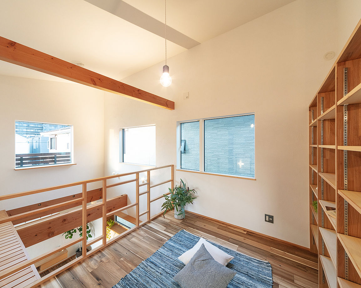 ＳＵＤＯホーム　須藤建設 【2000万円台後半｜39.6坪｜キャットウォーク】自然素材と開放感。家族と猫が幸せに暮らす家 ※間取り有※の建築実例画像5