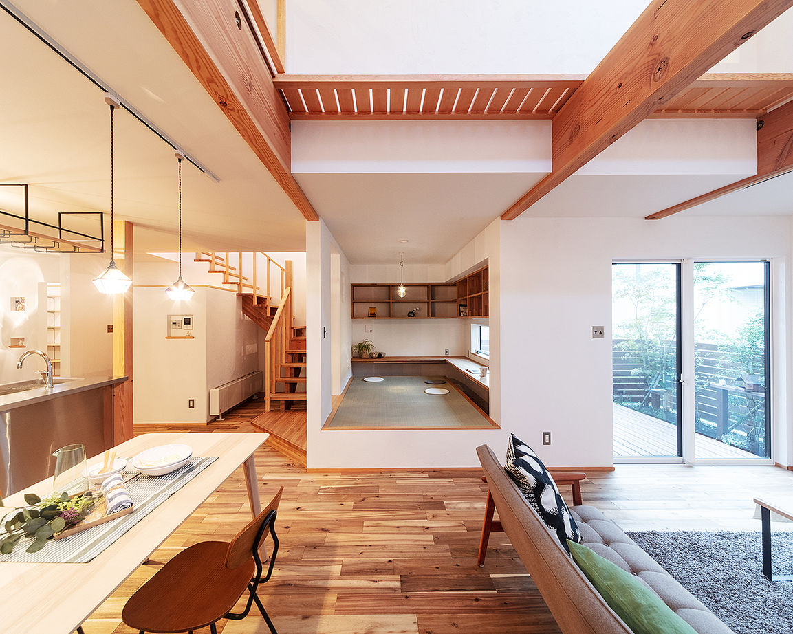 ＳＵＤＯホーム　須藤建設 【2000万円台後半｜39.6坪｜キャットウォーク】自然素材と開放感。家族と猫が幸せに暮らす家 ※間取り有※の建築実例画像6