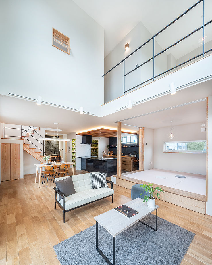 ＳＵＤＯホーム　須藤建設 【2000万円台後半｜37.3坪｜大開口】プランの工夫でプライバシーと開放感、眺望を両立の建築実例画像3