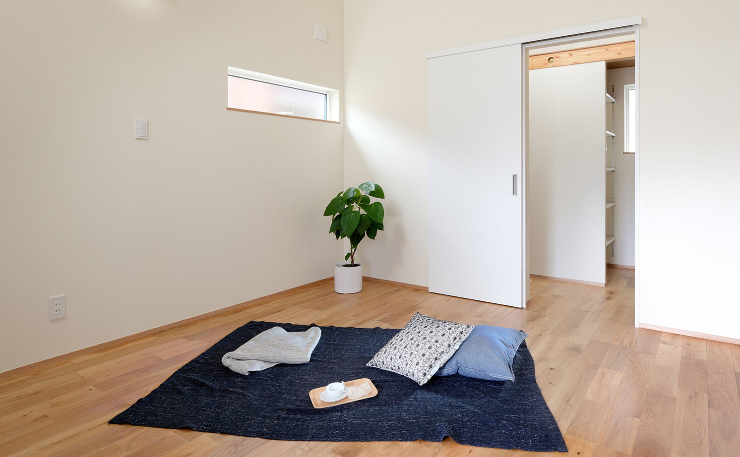 ＳＵＤＯホーム　須藤建設 【2000万円台後半｜32.6坪｜平屋】視線を気にせず、家族もゲストものびのびと。開放感と自由を楽しむ家の建築実例画像16