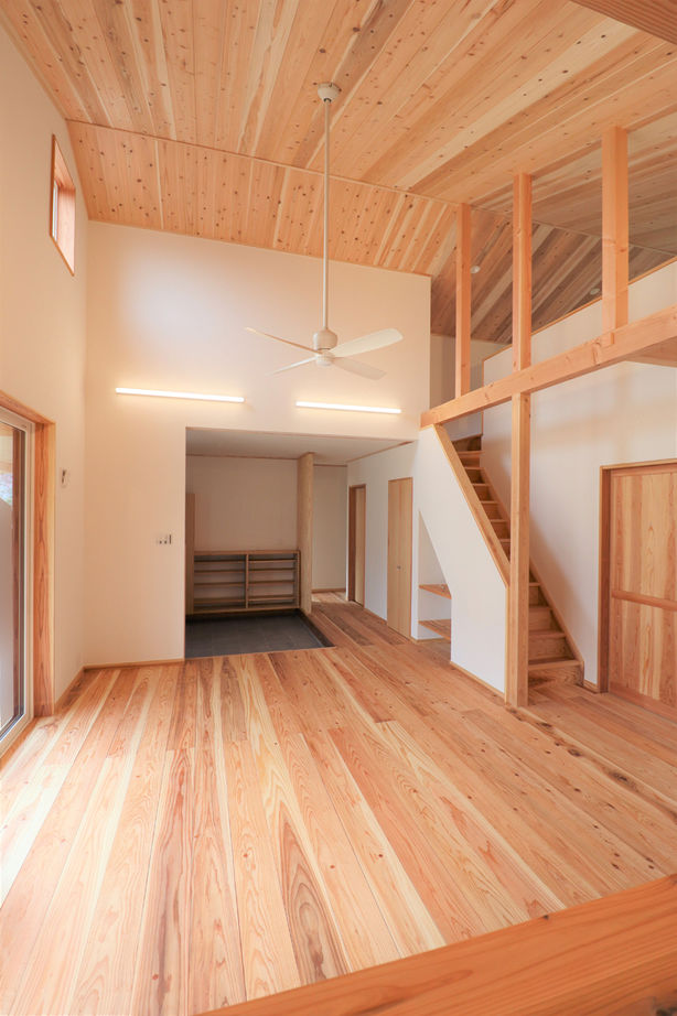 健康住宅そよかぜの家（ブリーズ・カンパニー） 【京都府/2000万円台】開放感と自然素材の風合いが心地いい平屋で和やかな暮らしをの建築実例画像2