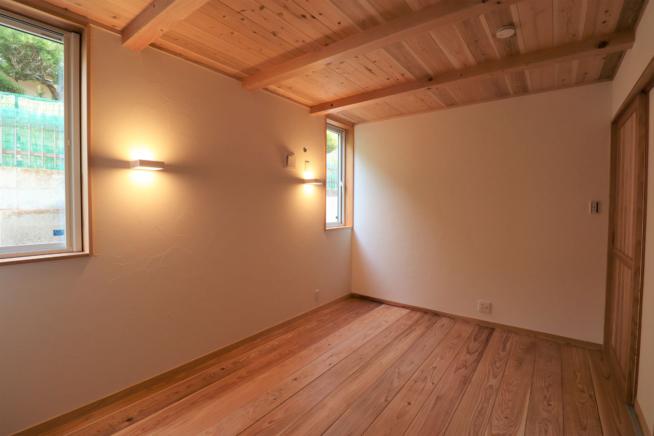 健康住宅そよかぜの家（ブリーズ・カンパニー） 【京都府/2000万円台】開放感と自然素材の風合いが心地いい平屋で和やかな暮らしをの建築実例画像9