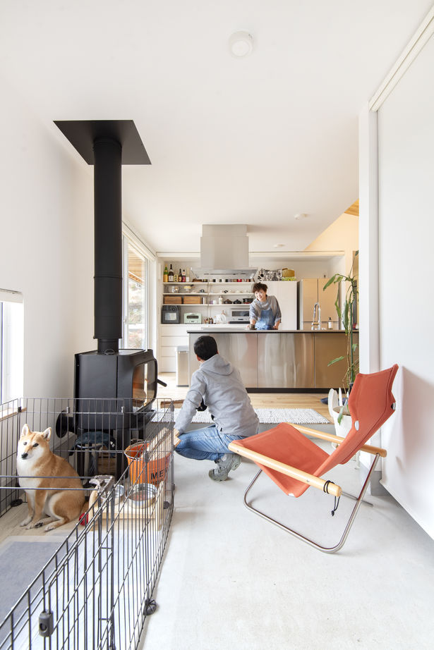 カスケの家　（カスケホーム） 【2,500万円台】わんちゃんと暮らす薪ストーブのある平屋の建築実例画像2