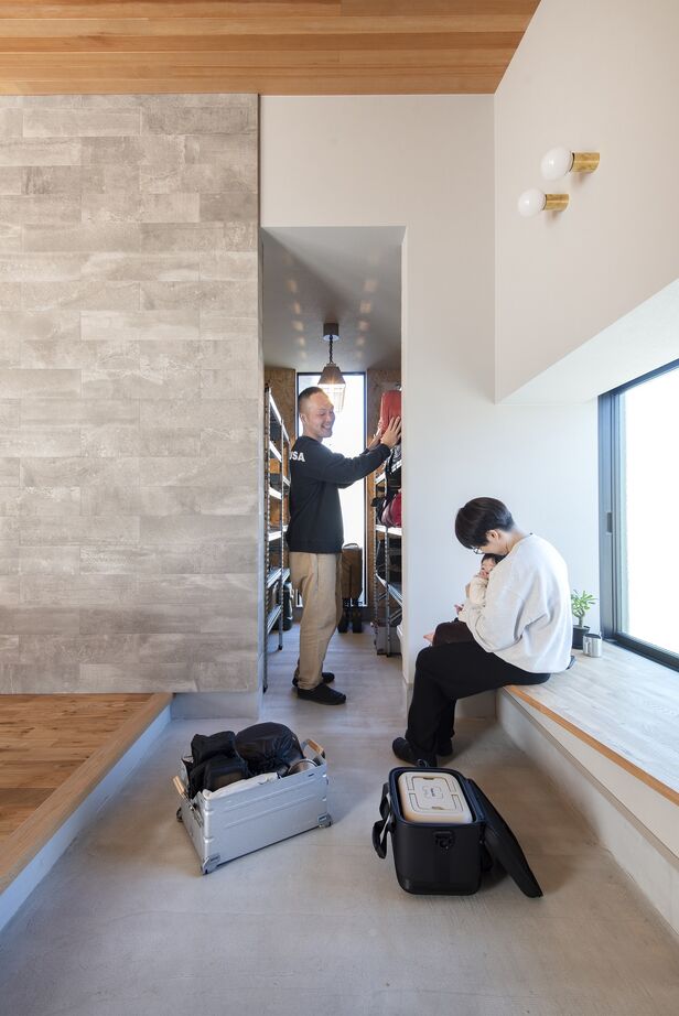 カスケの家　（カスケホーム） 【2500万円台】アウトドア好きのご夫婦が建てた、土間のある平屋の建築実例画像3