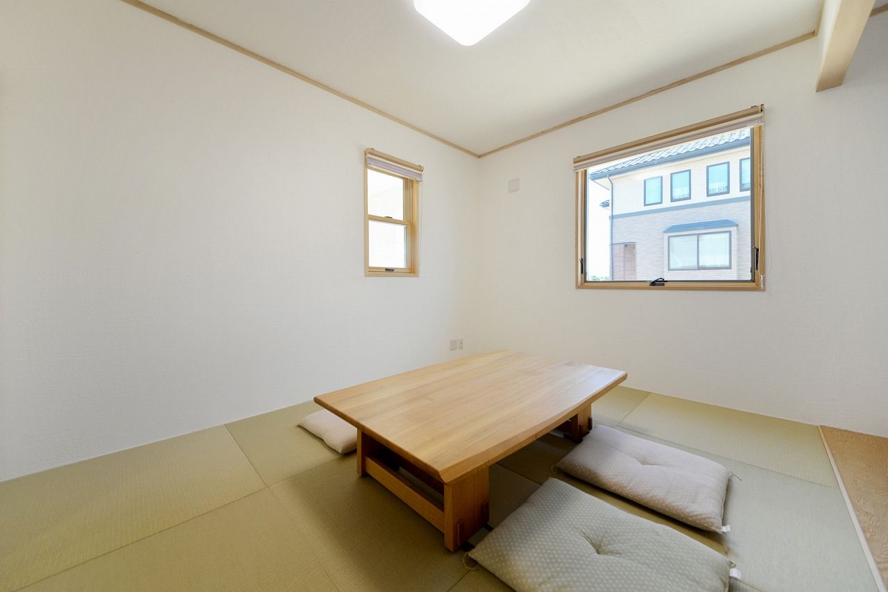 ケンテムハウス／無添加住宅 2階建てと平屋を組み合わせたような印象に残る外観とシーンに応じて空間をゾーニングできる設計が特徴の家の建築実例画像5