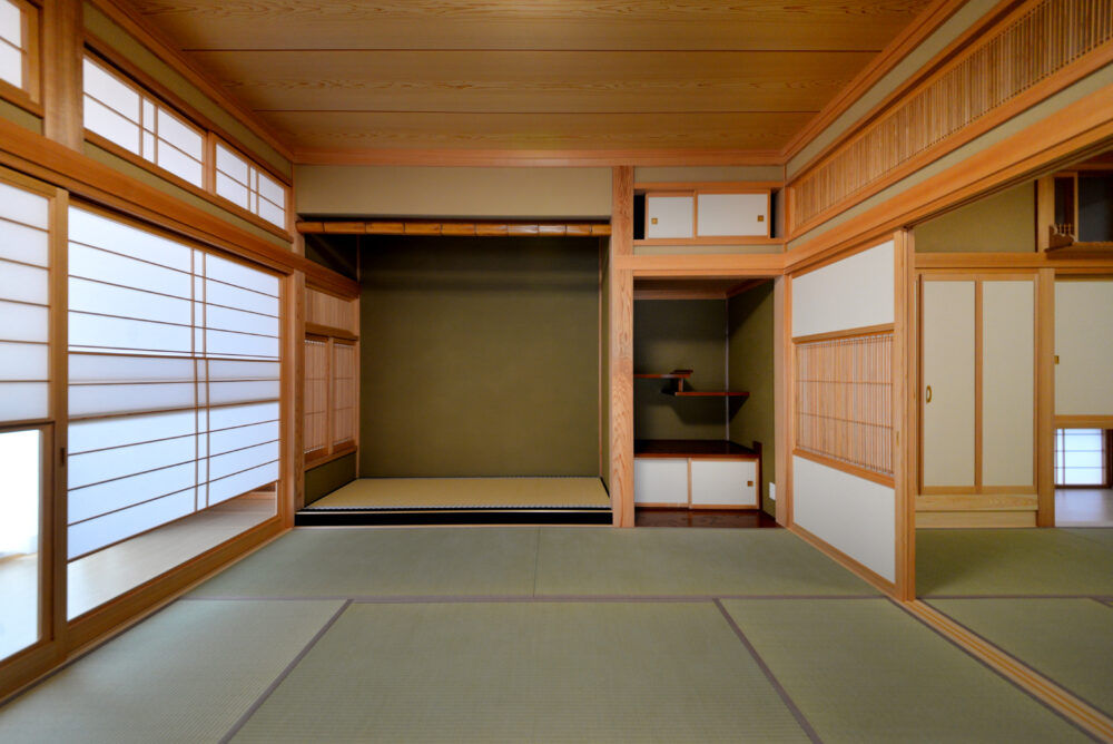 ケンテムハウス／無添加住宅 伝統的な日本の住まいに現代的な暮らしやすさを融合させた、和モダンスタイルの二世帯住宅の建築実例画像5