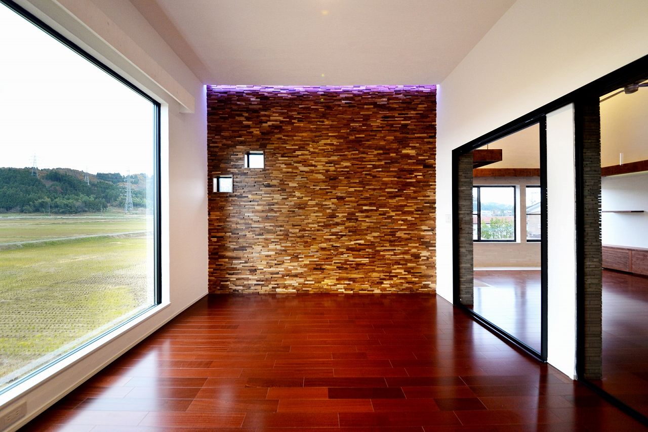 ケンテムハウス／無添加住宅 造作の建具や家具が美しいラグジュアリーモダンの家の建築実例画像4