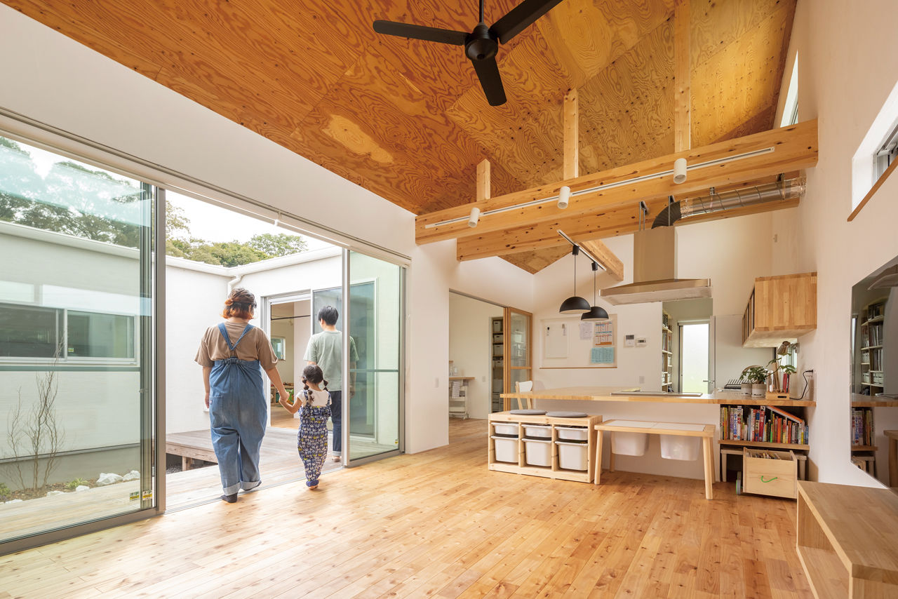 ソラマド埼玉 【平屋／中庭／土間／間取り有】LDKも水回りも、収納まで光と風が行き渡る。中庭とインナーテラスのある家の建築実例画像3