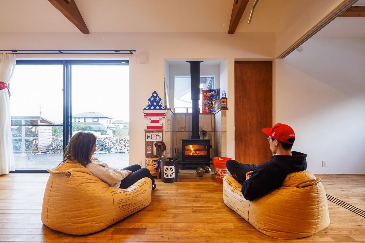 ソラマド埼玉 【2000万円台／平屋／30坪台／薪ストーブ／間取り有】拘りを実現した住まいでアメリカン&アウトドアを満喫の建築実例画像4