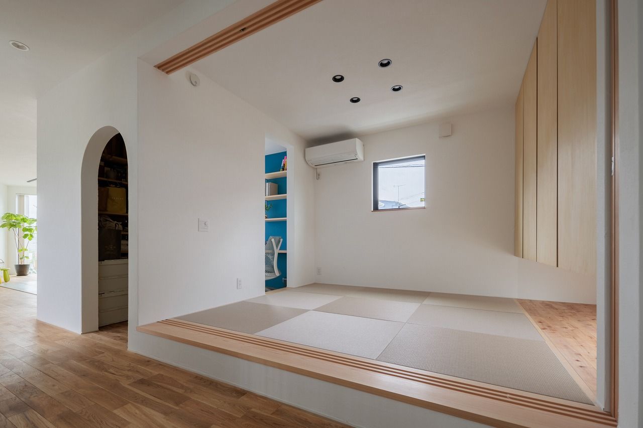 ソラマド埼玉 【 30坪台／中庭／土間／間取り有】三角形の変形地を強みに活用。外の視線を遮りながら開放的に暮らせる家の建築実例画像8