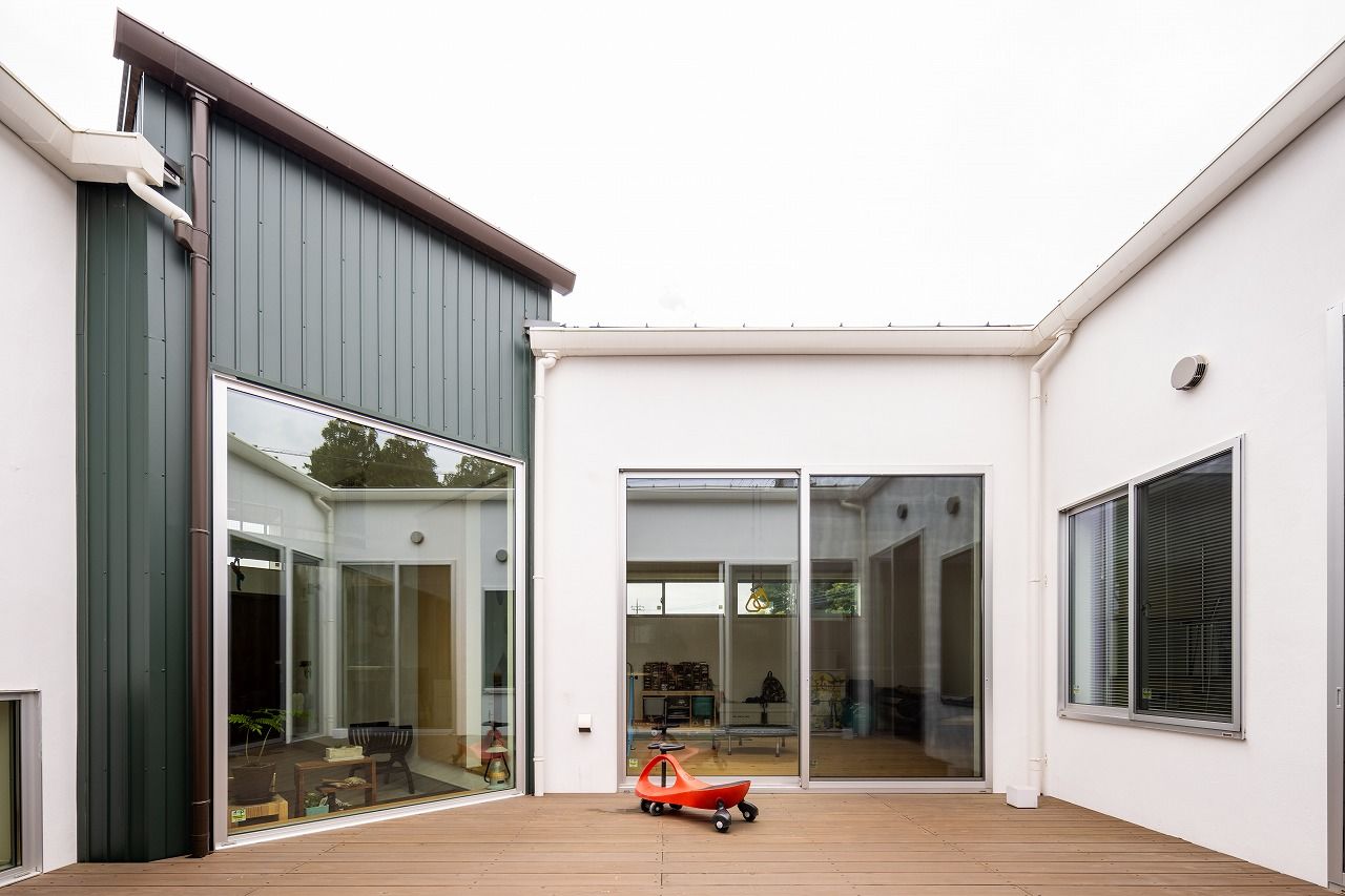 ソラマド埼玉 【平屋／中庭／土間／間取り有】ブリッジやボルダリングなどの遊び心をプラス。楽しいQの字型の住まいの建築実例画像10