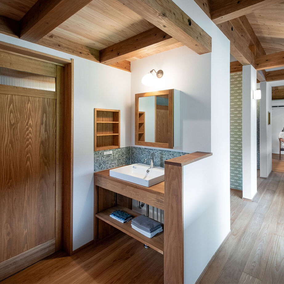 未来工房 自然豊かな土地への移住計画、和の平屋の建築実例画像4