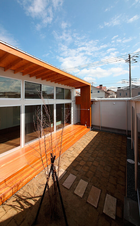 １０１０ｈｏｕｓｅ（安藤工務店） 【吹抜/4000万円台/60坪/平屋/ビルトインガレージ/中庭】スキップフロアから生まれるゆとりある贅沢空間の建築実例画像11