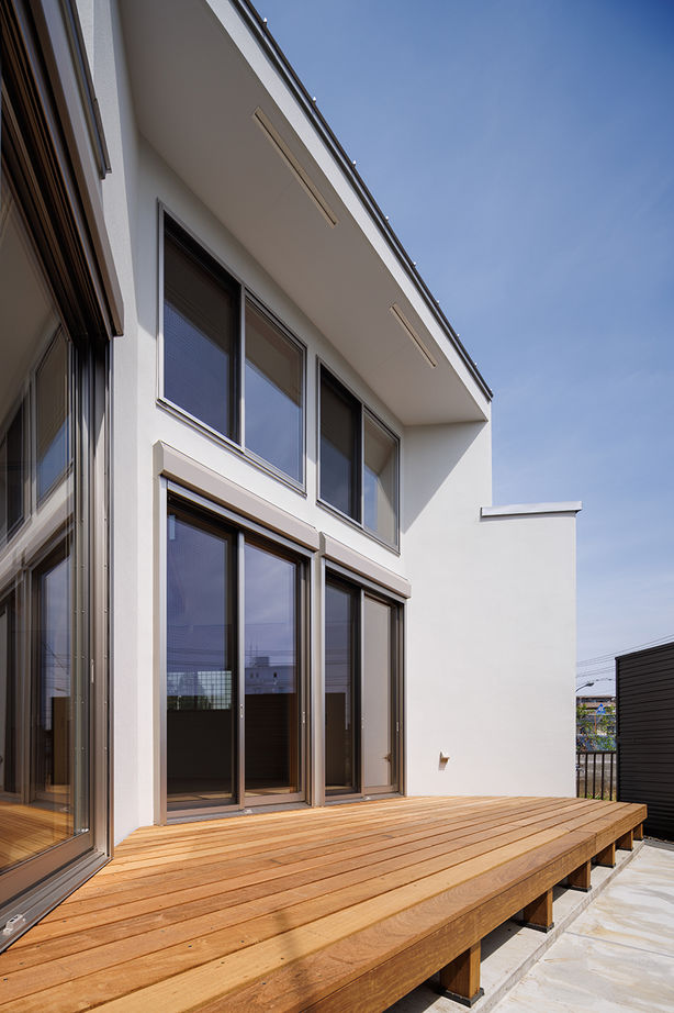 １０１０ｈｏｕｓｅ（安藤工務店） 【2299万円/32坪/間取り図有/平屋】プライバシーの確保と解放感を両立。大きな吹抜け×大開口が心地良い平屋の建築実例画像4