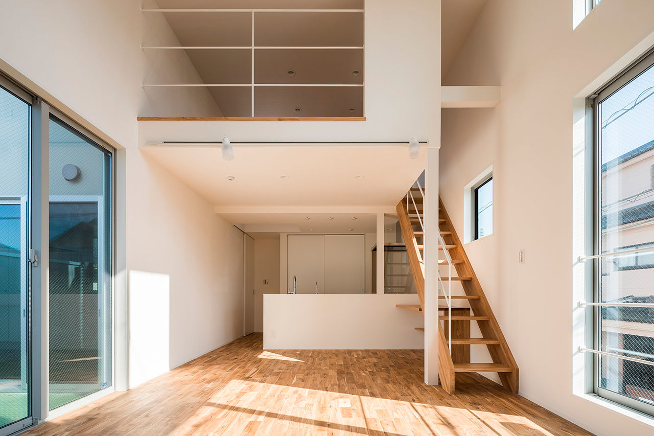 １０１０ｈｏｕｓｅ（安藤工務店） 【2855万円/43坪/間取り有】付かず離れずの距離感が心地いい。お互いの生活を尊重した完全分離二世帯住宅の建築実例画像2