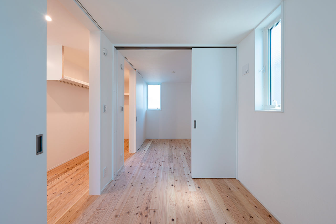 １０１０ｈｏｕｓｅ（安藤工務店） 【防火地域2階建て/21坪/3LDK/間取図有/1989万円】土地制限＆狭小地でも理想を形に。吹抜け×鉄骨階段の家の建築実例画像7