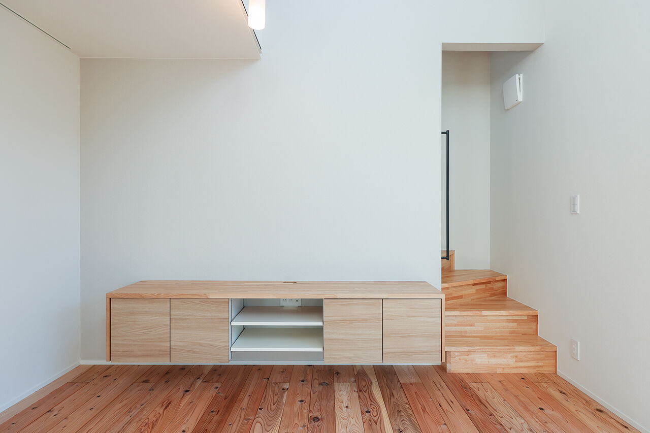 １０１０ｈｏｕｓｅ（安藤工務店） 【2000万円台/30坪/間取図有/東京ゼロエミ住宅】フレキシブルな空間設計で家族の形に寄り添う省エネ住宅の建築実例画像4