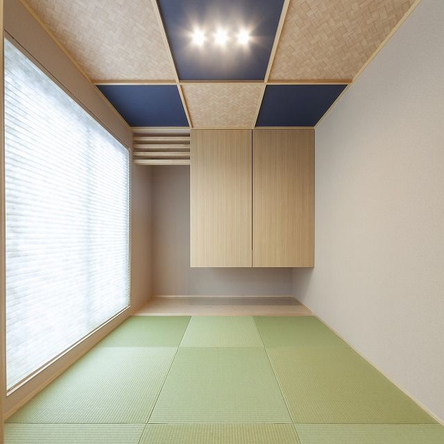 島野工務店 中2階の書斎を設けた吹き抜けの大空間。高性能設備で年中快適な省エネの家の建築実例画像7